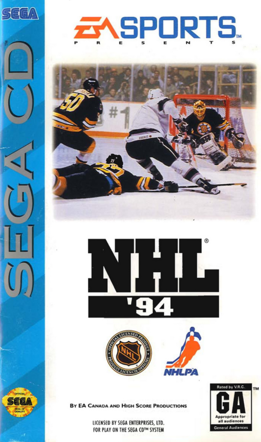 NHL '94 (USA) Sega CD Game Cover